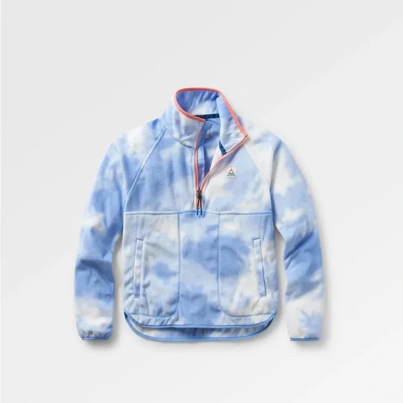 Women's Tie-Dye Fleece Pullover - Picture 2 of 7